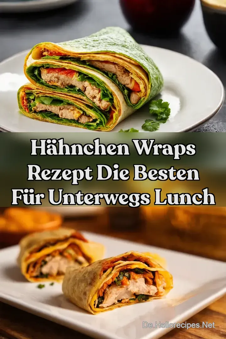 Hähnchen Wraps Rezept Die Besten für Unterwegs Lunch