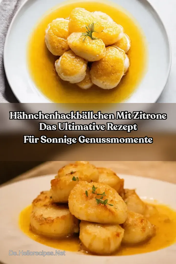H&auml;hnchenHackb&auml;llchen mit Zitrone Das ultimative Rezept f&uuml;r sonnige Genussmomente