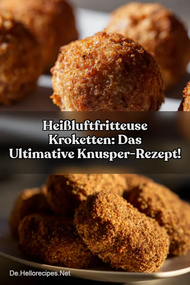 Heißluftfritteuse Kroketten: Das Ultimative Knusper-Rezept!