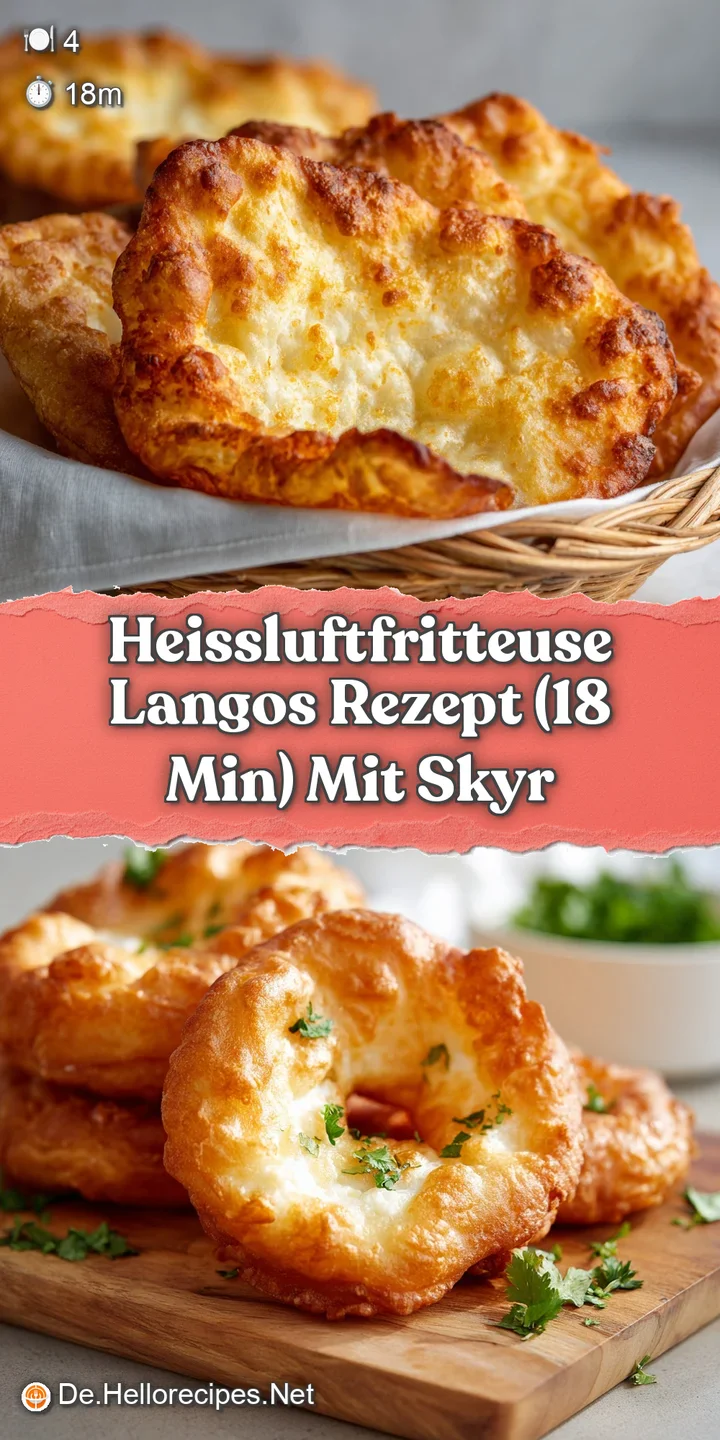 Close-up of a hot Langos: steam rising, crispy edges, tempting powdered sugar dusting, revealing a soft, airy interior tex...