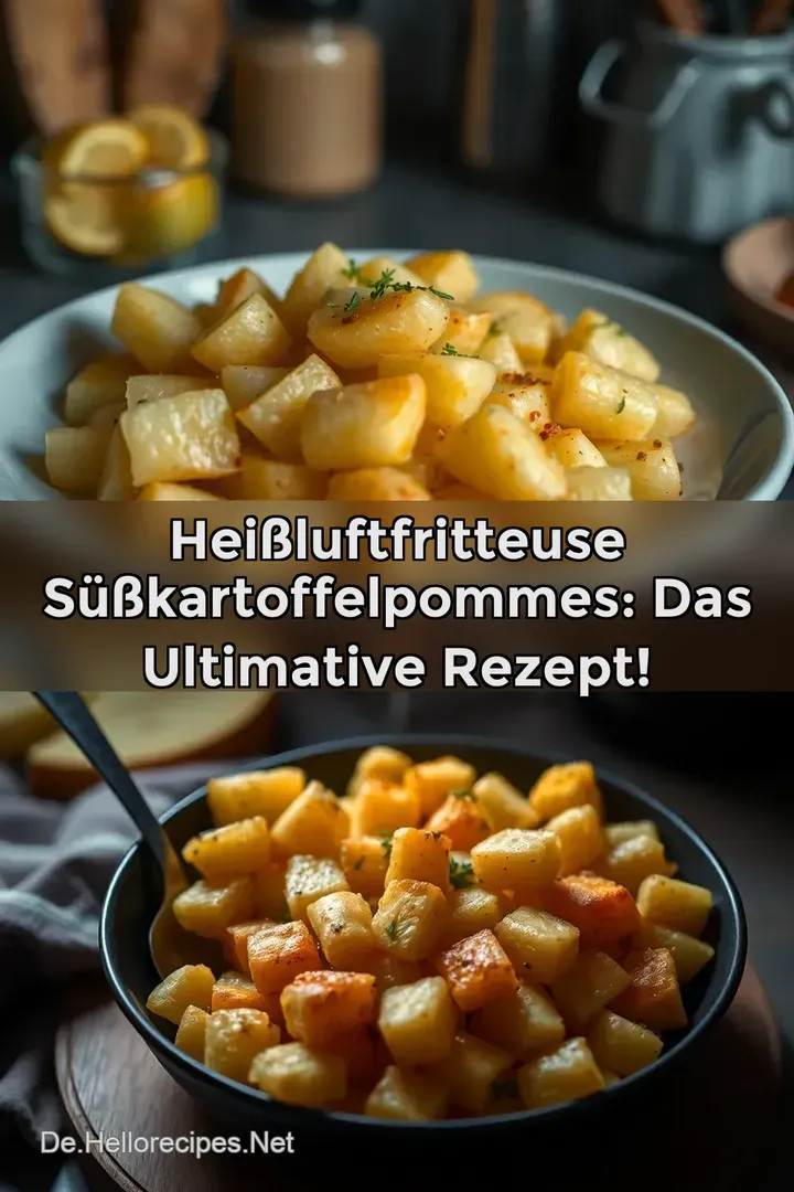 Hei&szlig;luftfritteuse S&uuml;&szlig;kartoffelpommes: Das ultimative Rezept!