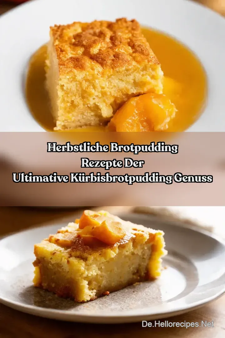 Herbstliche Brotpudding Rezepte Der Ultimative K&uuml;rbisBrotpudding Genuss