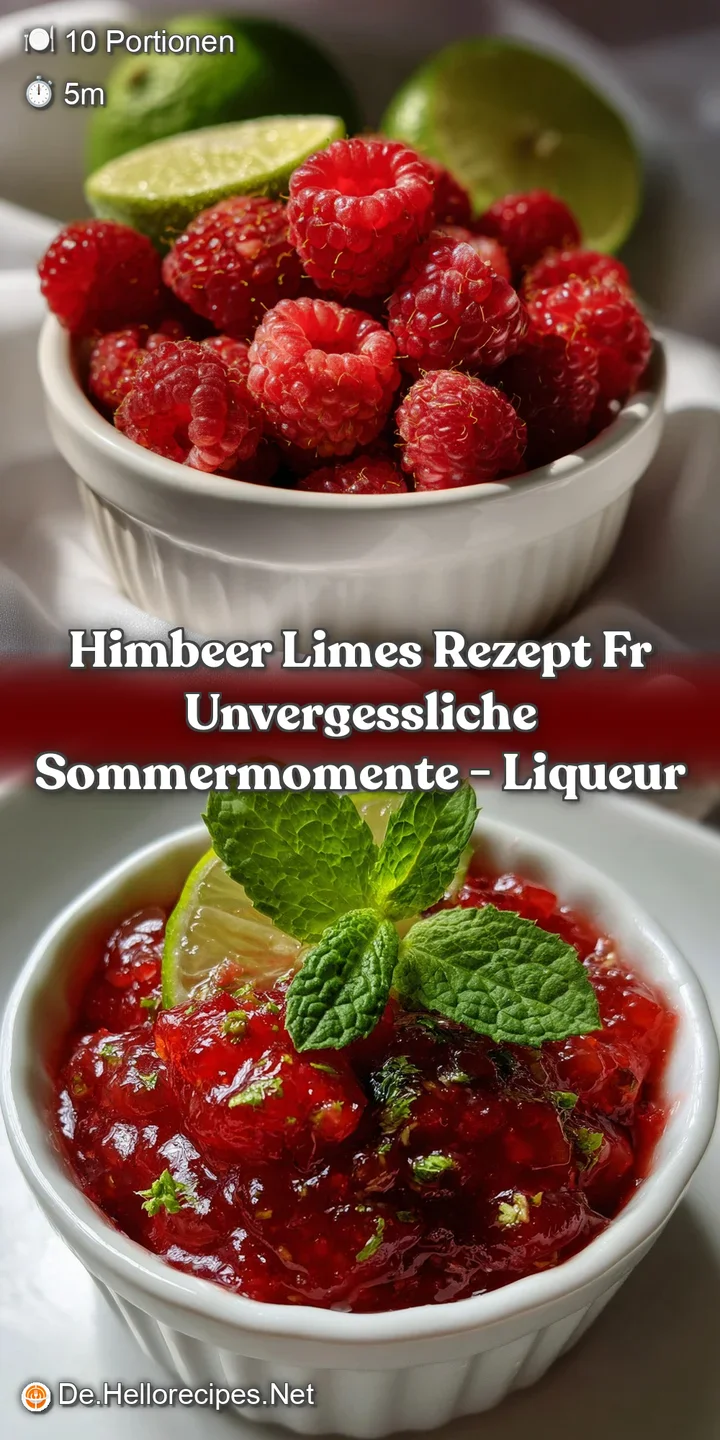 Himbeer Limes Rezept Fr Unvergessliche Sommermomente - Liqueur