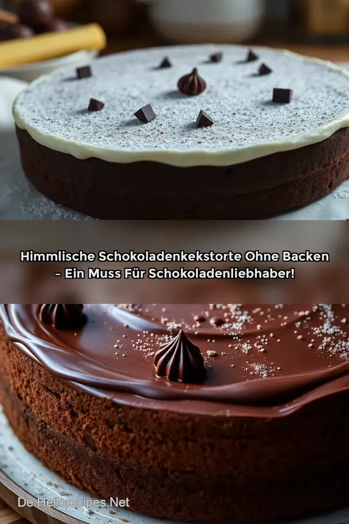 Himmlische Schokoladenkekstorte ohne Backen – Ein Muss für Schokoladenliebhaber!