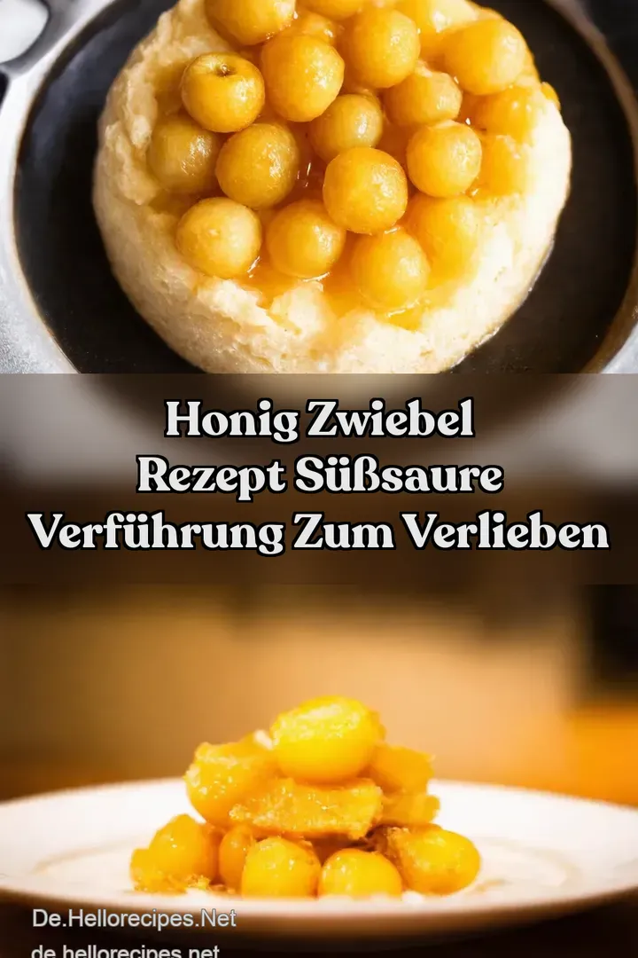 Honig Zwiebel Rezept SüßSaure Verführung zum Verlieben