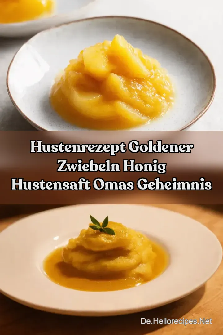 Hustenrezept Goldener Zwiebeln Honig Hustensaft Omas Geheimnis