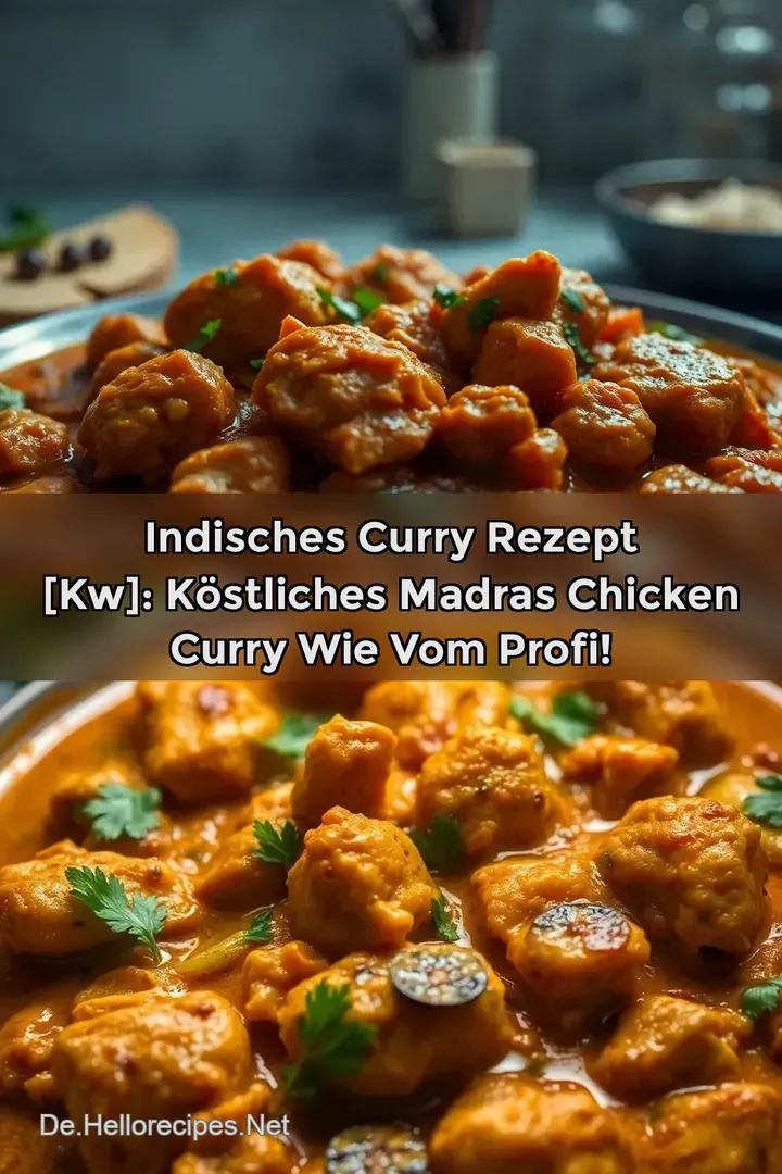 Indisches Curry Rezept [kw]: Köstliches Madras Chicken Curry wie vom Profi!