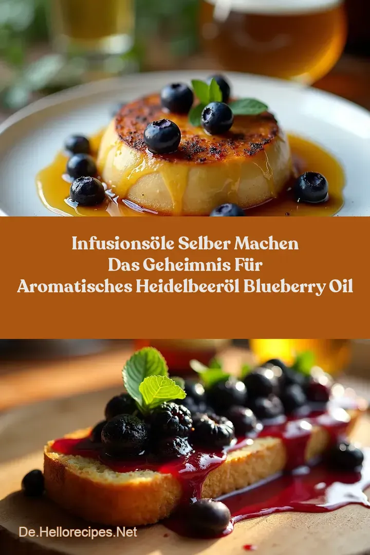 Infusionsöle Selber Machen Das Geheimnis Für Aromatisches HeidelbeerÖl Blueberry Oil