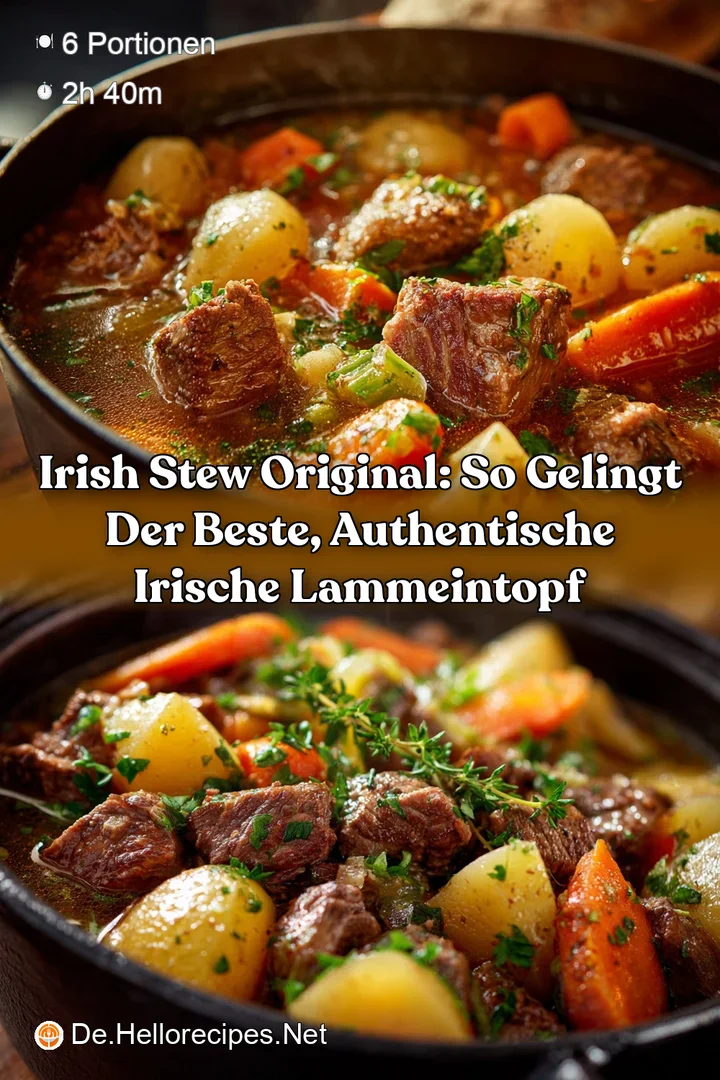 Irish Stew Original: So gelingt der beste authentische Irische Lammeintopf