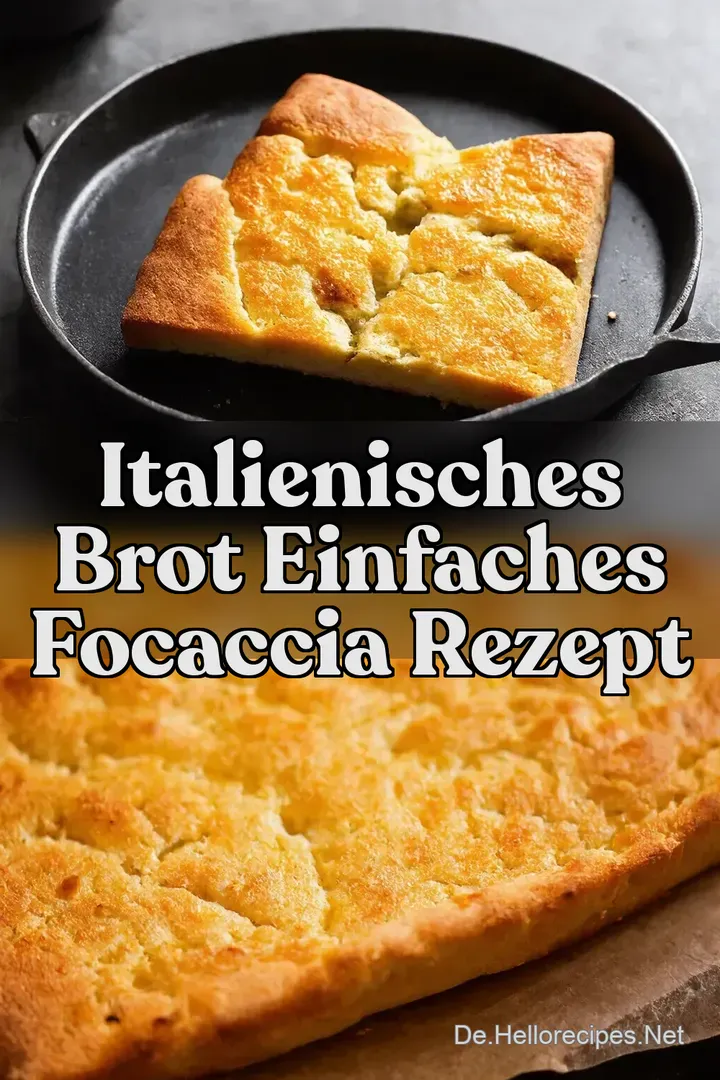 Italienisches Brot Einfaches Focaccia Rezept