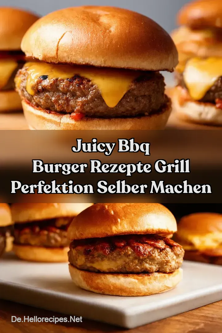 Juicy BBQ Burger Rezepte Grill Perfektion Selber Machen