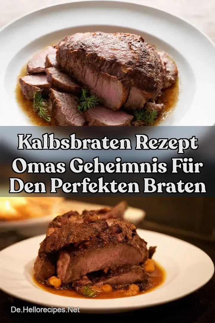Kalbsbraten Rezept Omas Geheimnis f&uuml;r den perfekten Braten