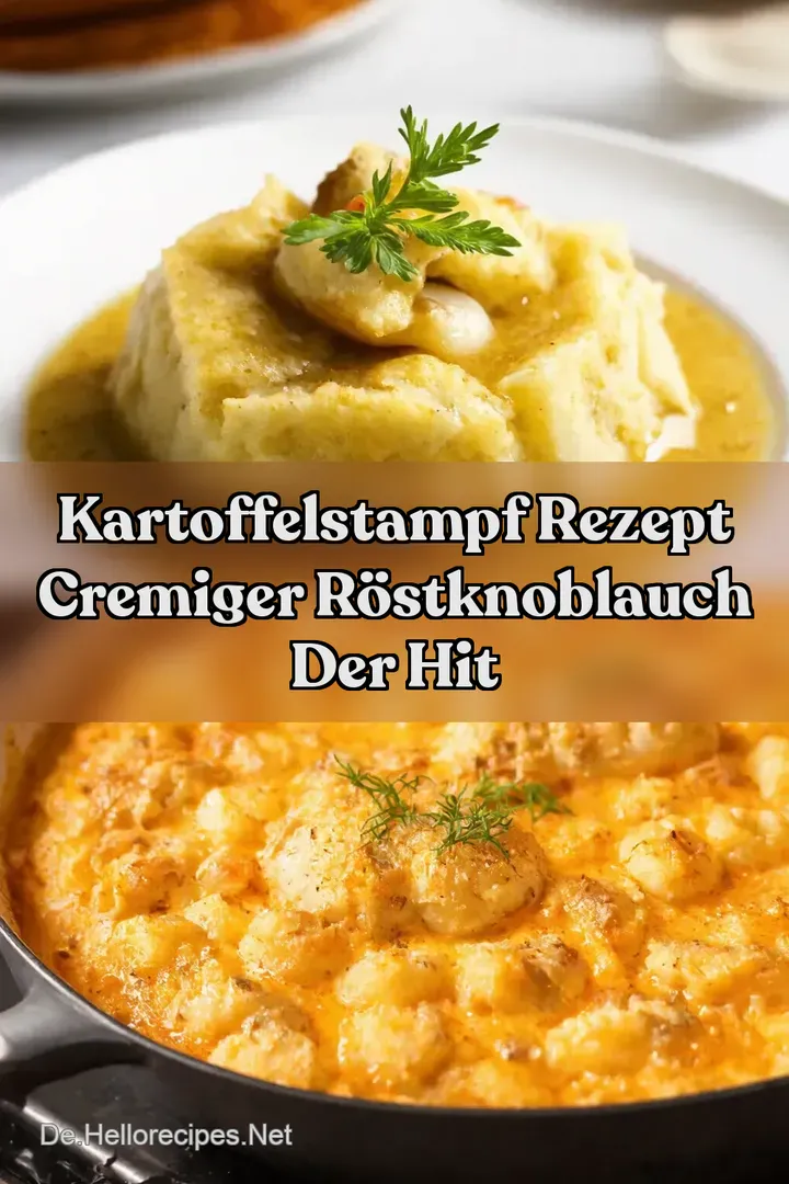 Kartoffelstampf Rezept Cremiger R&ouml;stknoblauch Der Hit