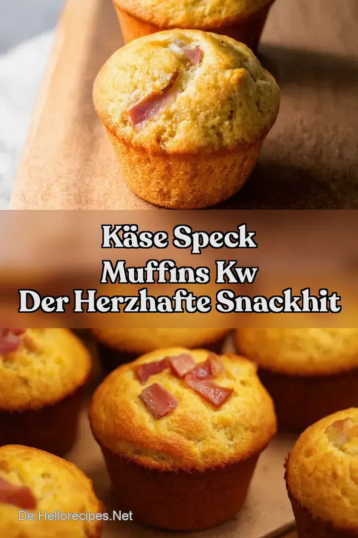 K&auml;se Speck Muffins kw Der herzhafte SnackHit