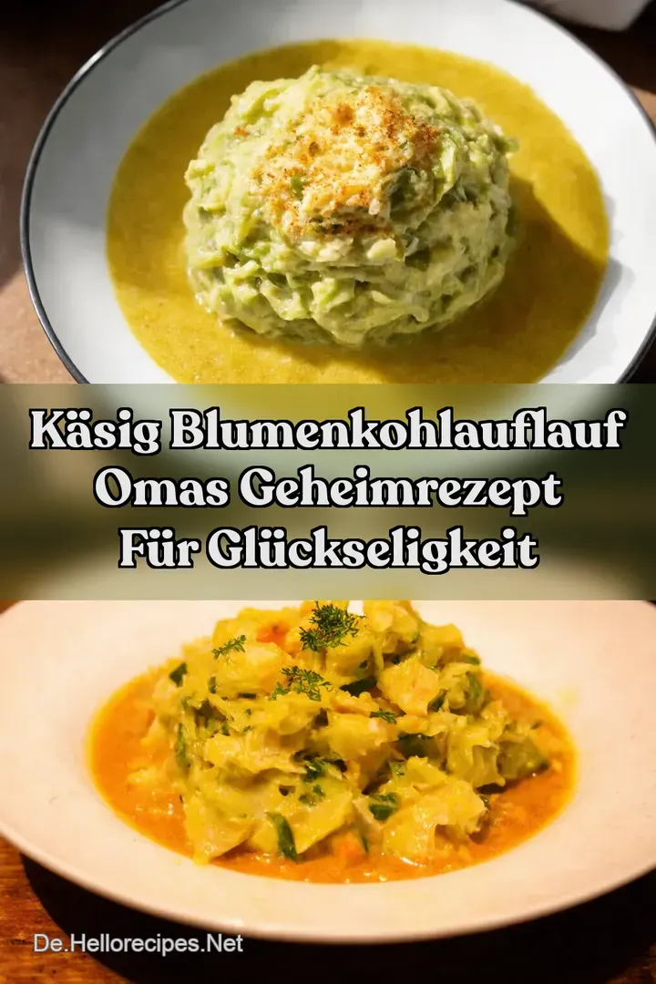 K&auml;sig Blumenkohlauflauf Omas Geheimrezept f&uuml;r Gl&uuml;ckseligkeit