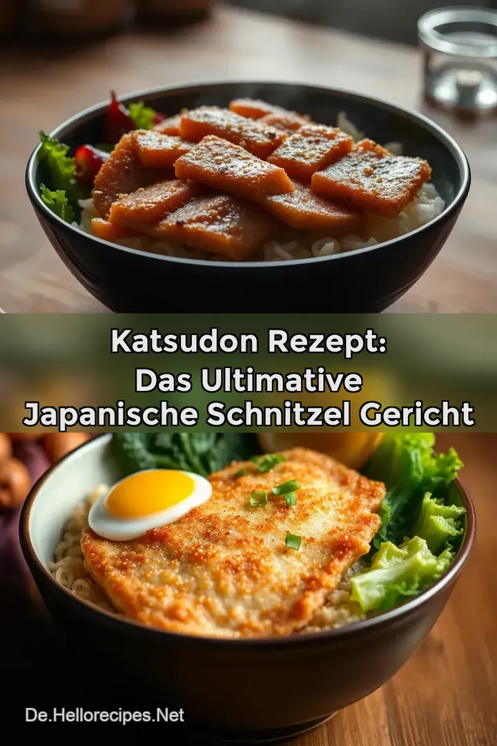 Katsudon Rezept: Das ultimative Japanische Schnitzel Gericht