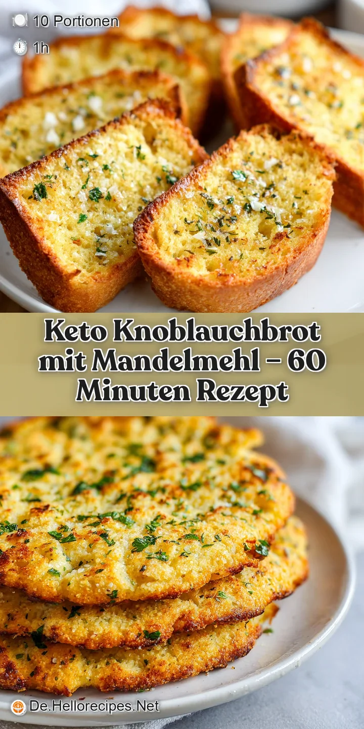 Close-up of warm, crusty keto garlic bread with visible garlic and herb flecks, oozing melted butter, inviting and flavorful.