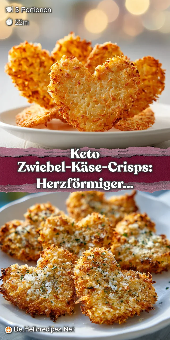 Close-up of a cheese crisp, bubbly golden cheese and dark caramelized onions. A warm, appetizing, crunchy keto snack.