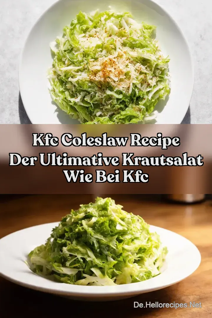 KFC Coleslaw Recipe Der ultimative Krautsalat wie bei KFC
