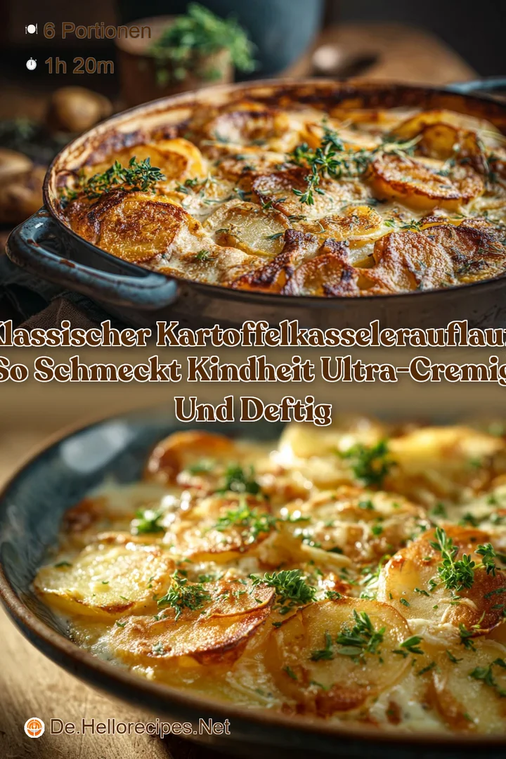 Klassischer KartoffelKasselerAuflauf: So schmeckt Kindheit Ultra-cremig und deftig