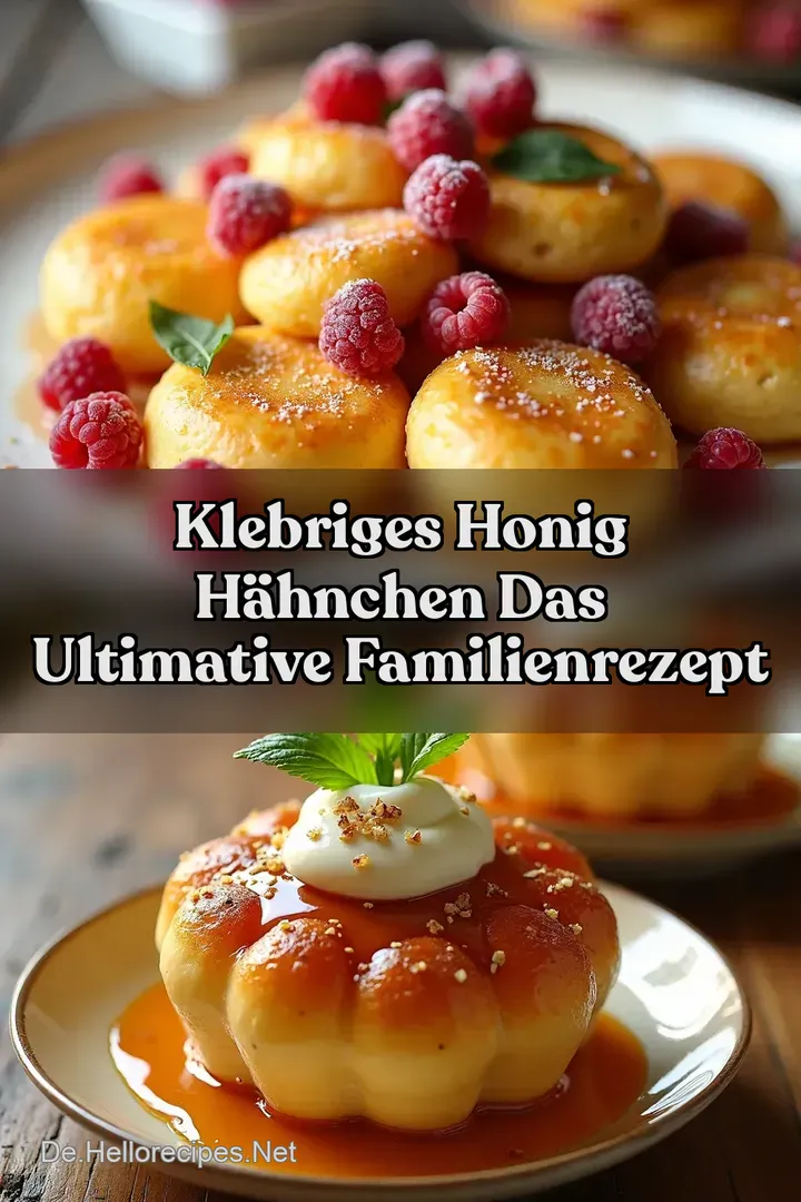 Klebriges Honig H&auml;hnchen Das ultimative Familienrezept