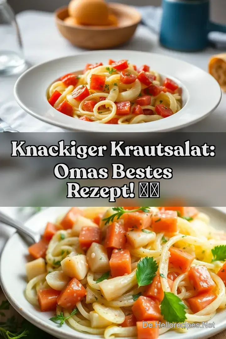 Knackiger Krautsalat: Omas Bestes Rezept! 🇩🇪