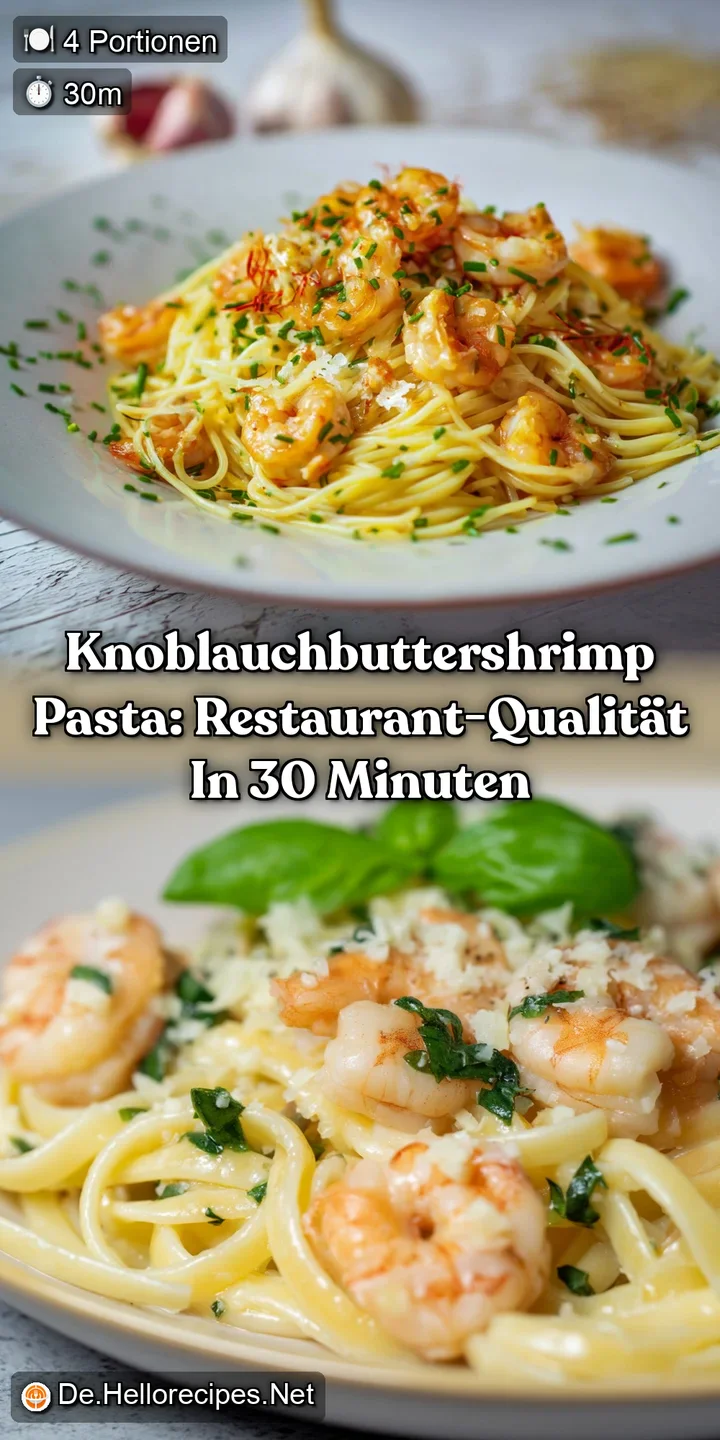 KnoblauchButterShrimp Pasta: Restaurant-Qualit&auml;t in 30 Minuten
