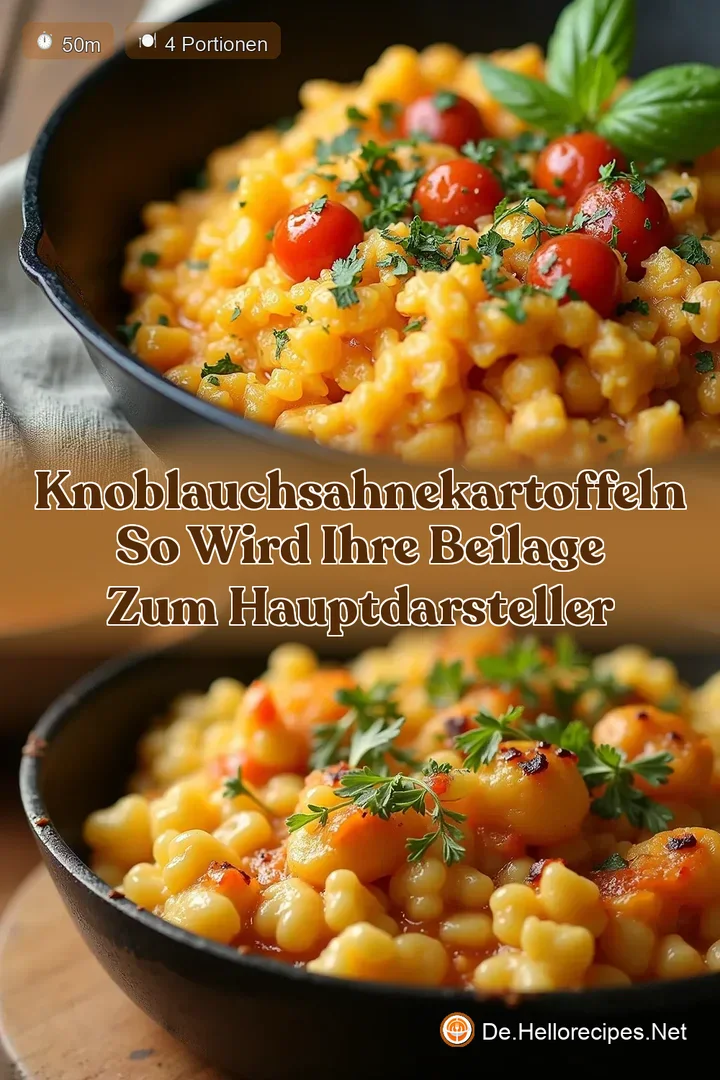 KnoblauchSahneKartoffeln So wird Ihre Beilage zum Hauptdarsteller