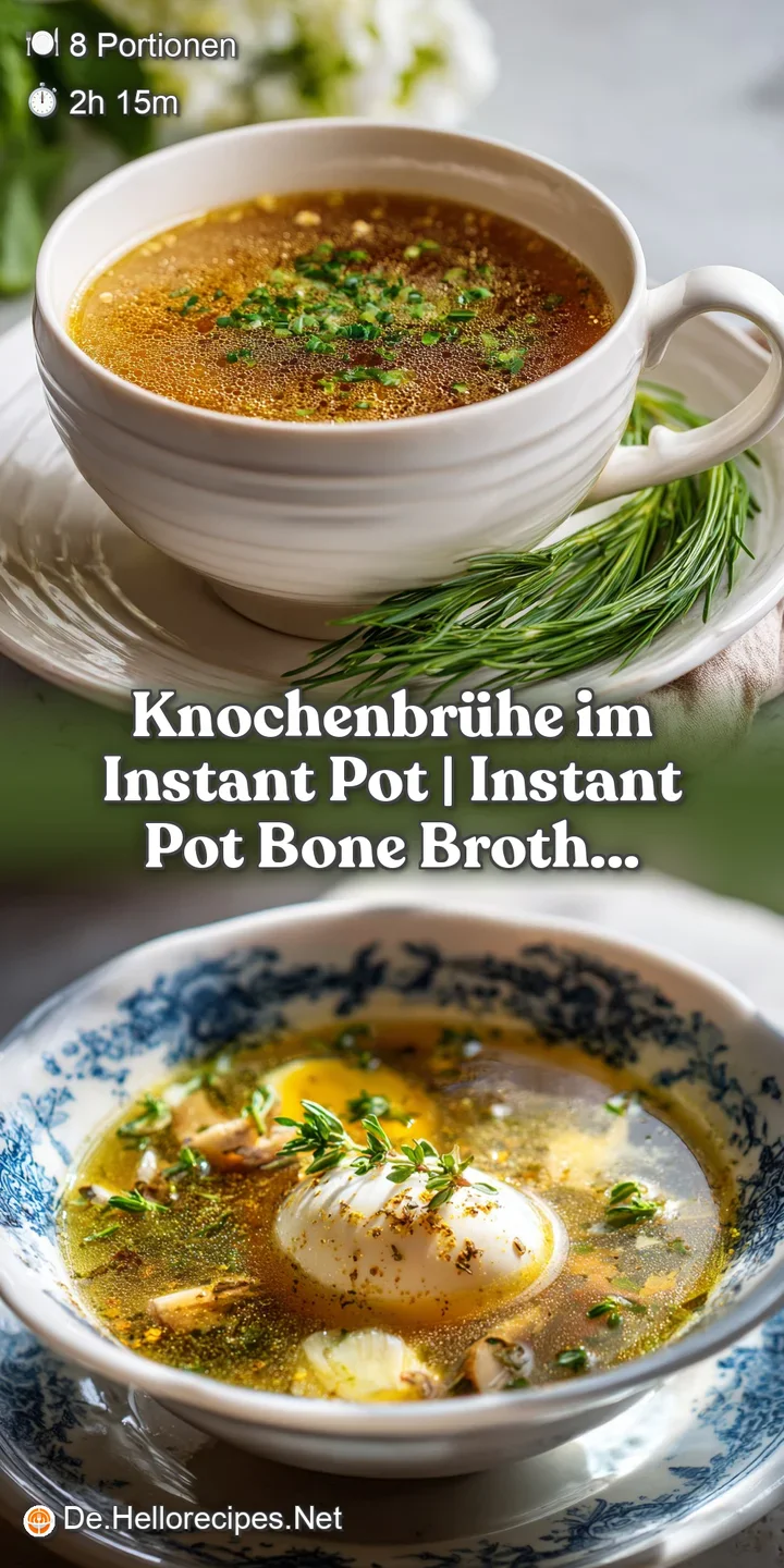 Close-up of glistening bone broth, showing its gelatinous texture and deep, clear color.