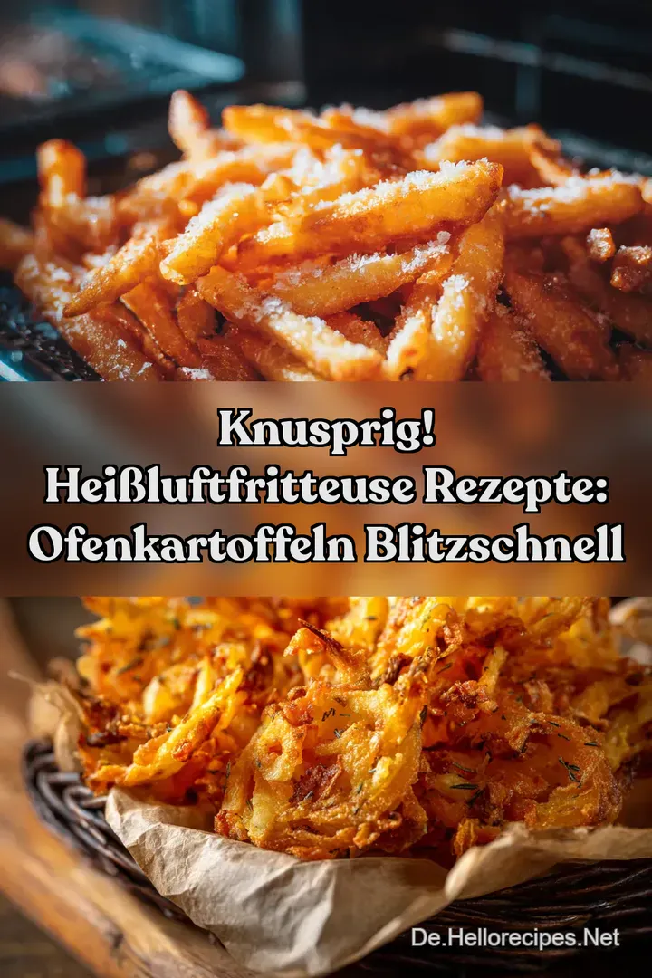 Knusprig! Heißluftfritteuse Rezepte: Ofenkartoffeln Blitzschnell