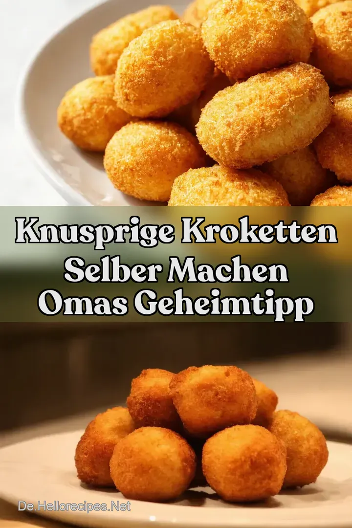 Knusprige Kroketten Selber Machen Omas Geheimtipp