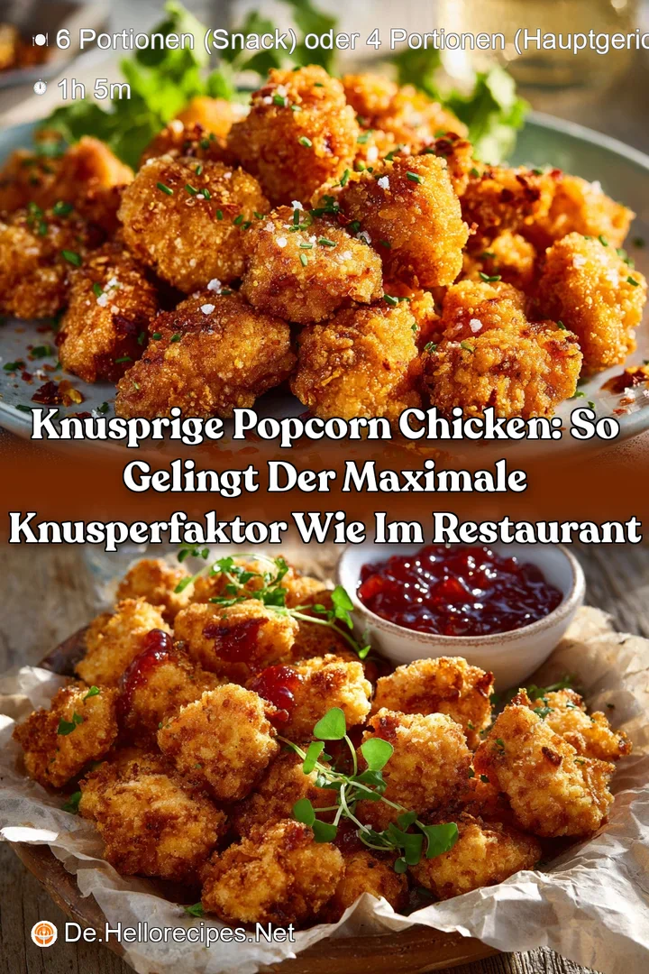 Knusprige Popcorn Chicken: So gelingt der maximale Knusperfaktor wie im Restaurant