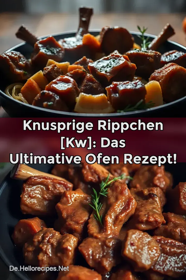Knusprige Rippchen [kw]: Das ultimative Ofen Rezept!