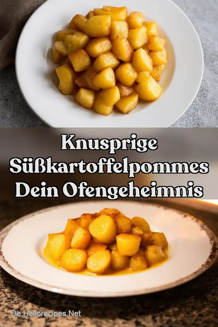 Knusprige S&uuml;&szlig;kartoffelPommes Dein OfenGeheimnis