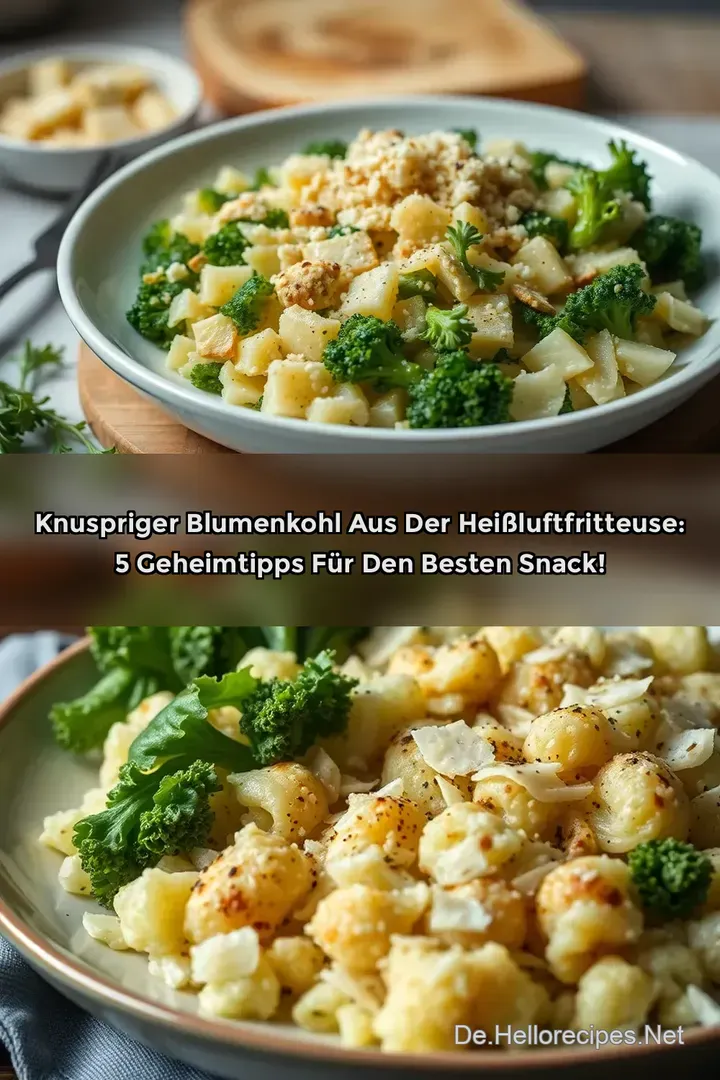 Knuspriger Blumenkohl aus der Heißluftfritteuse: 5 Geheimtipps für den besten Snack!