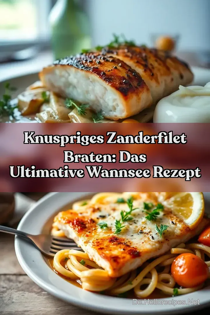 Knuspriges Zanderfilet Braten: Das ultimative Wannsee Rezept
