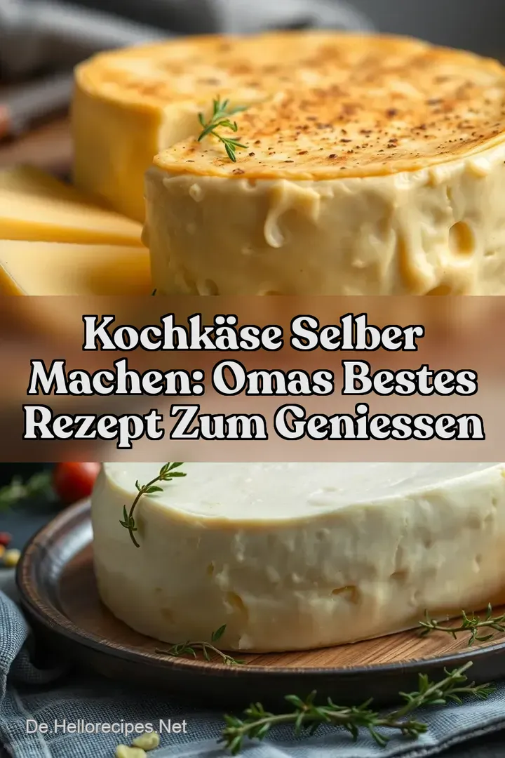 Kochkäse Selber Machen: Omas Bestes Rezept zum Geniessen