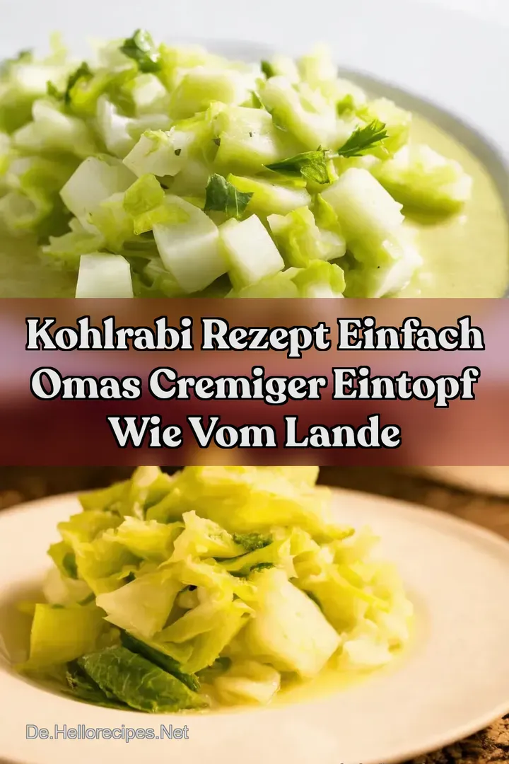 Kohlrabi Rezept Einfach Omas Cremiger Eintopf wie vom Lande