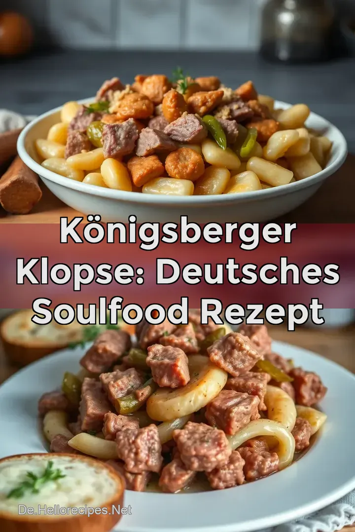 Königsberger Klopse: Deutsches Soulfood Rezept