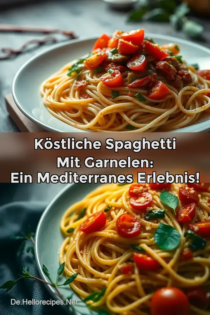 Köstliche Spaghetti mit Garnelen: Ein mediterranes Erlebnis!