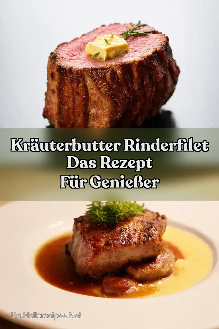 Kr&auml;uterbutter Rinderfilet Das Rezept f&uuml;r Genie&szlig;er