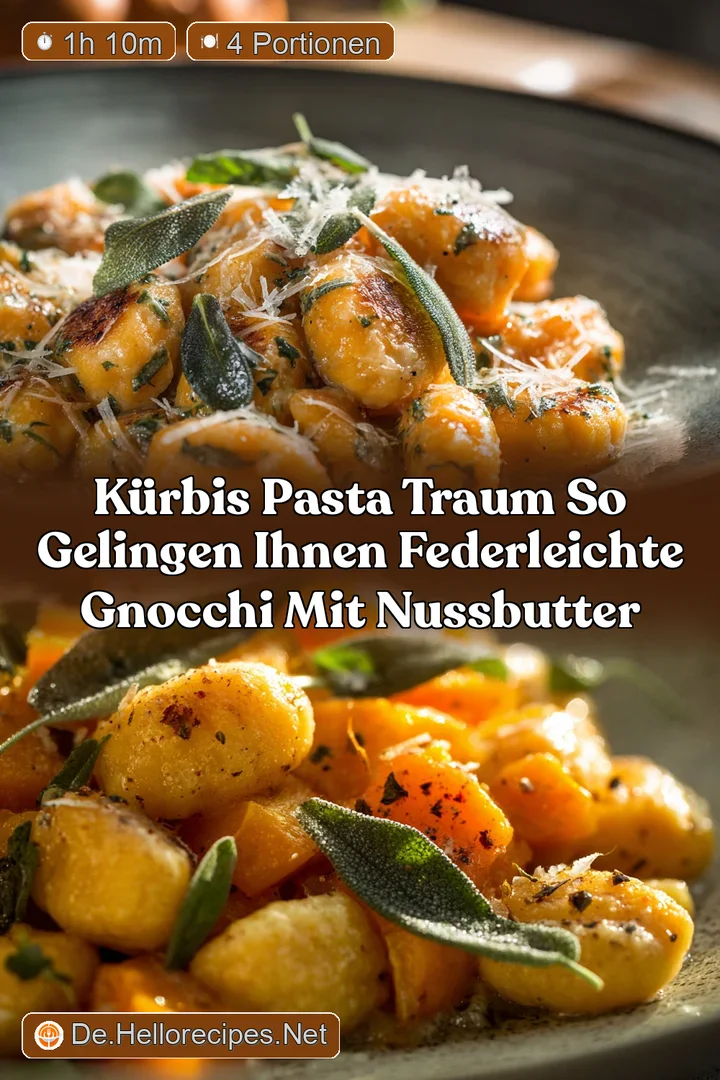 K&uuml;rbis Pasta Traum So gelingen Ihnen federleichte Gnocchi mit NussButter