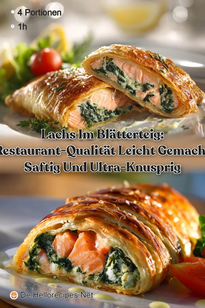 Lachs im Bl&auml;tterteig: Restaurant-Qualit&auml;t leicht gemacht saftig und ultra-knusprig