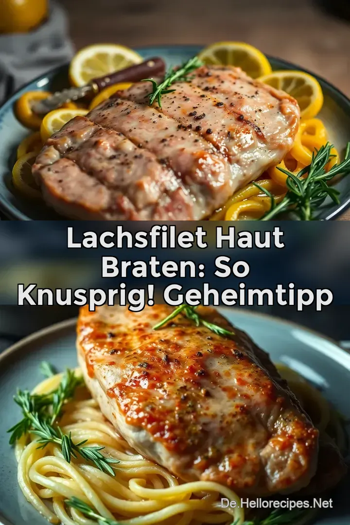 Lachsfilet Haut Braten: So knusprig! Geheimtipp
