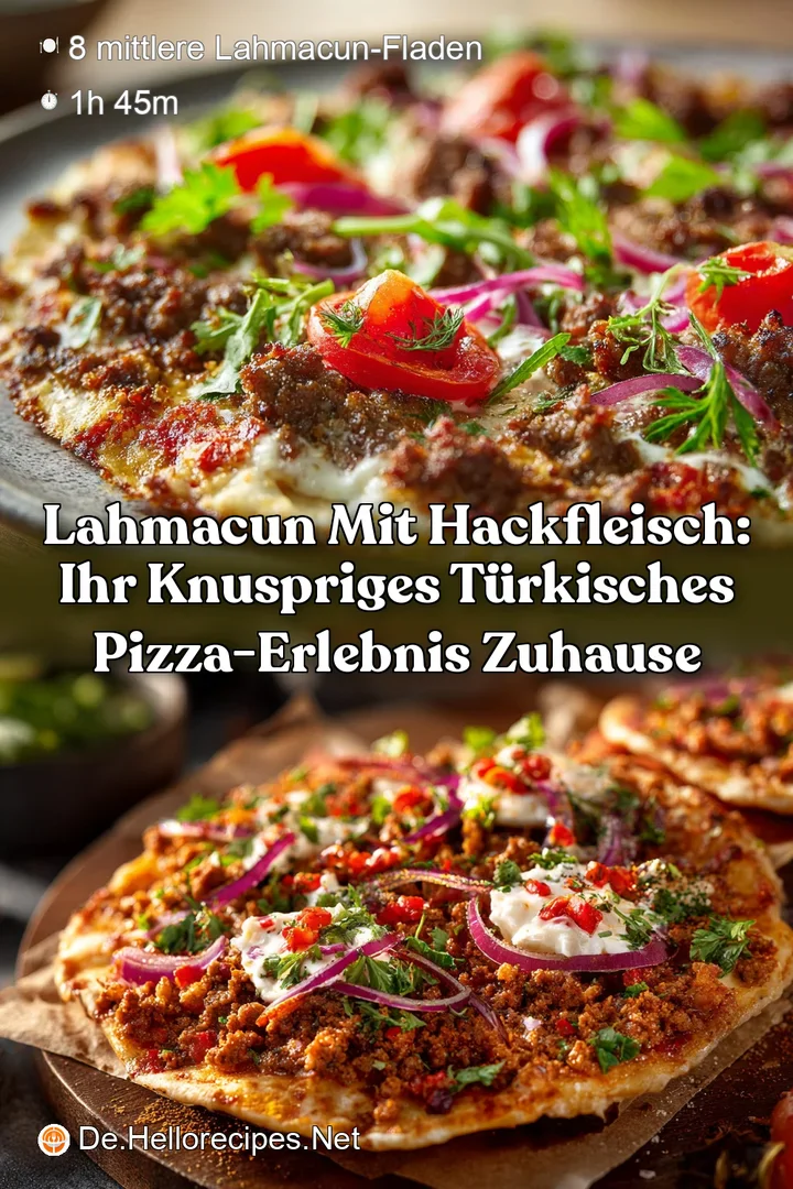 Lahmacun mit Hackfleisch: Ihr knuspriges t&uuml;rkisches Pizza-Erlebnis zuhause