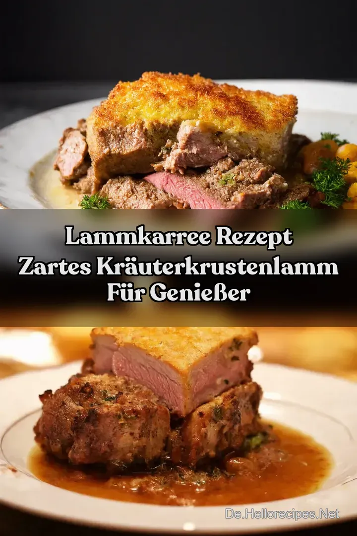 Lammkarree Rezept Zartes Kr&auml;uterkrustenLamm f&uuml;r Genie&szlig;er