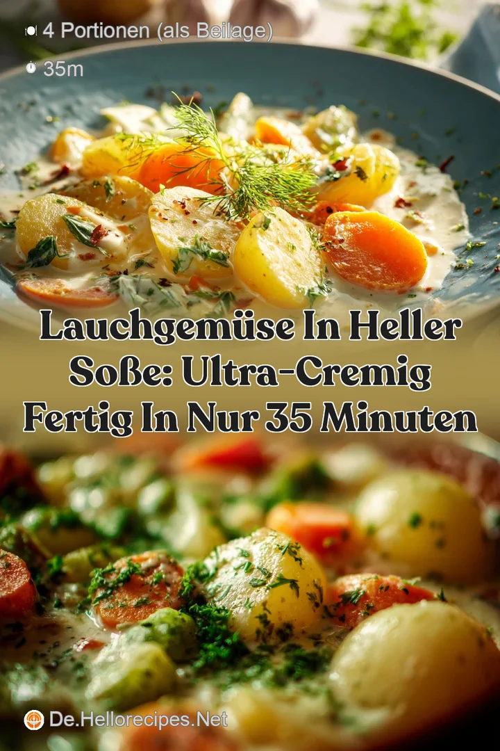 Lauchgem&uuml;se in heller So&szlig;e: Ultra-cremig fertig in nur 35 Minuten