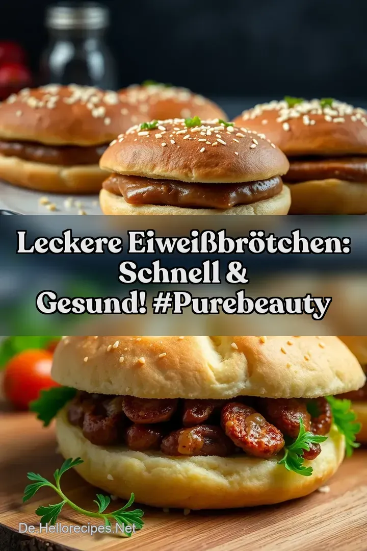 Leckere Eiweißbrötchen: Schnell &amp Gesund! #purebeauty