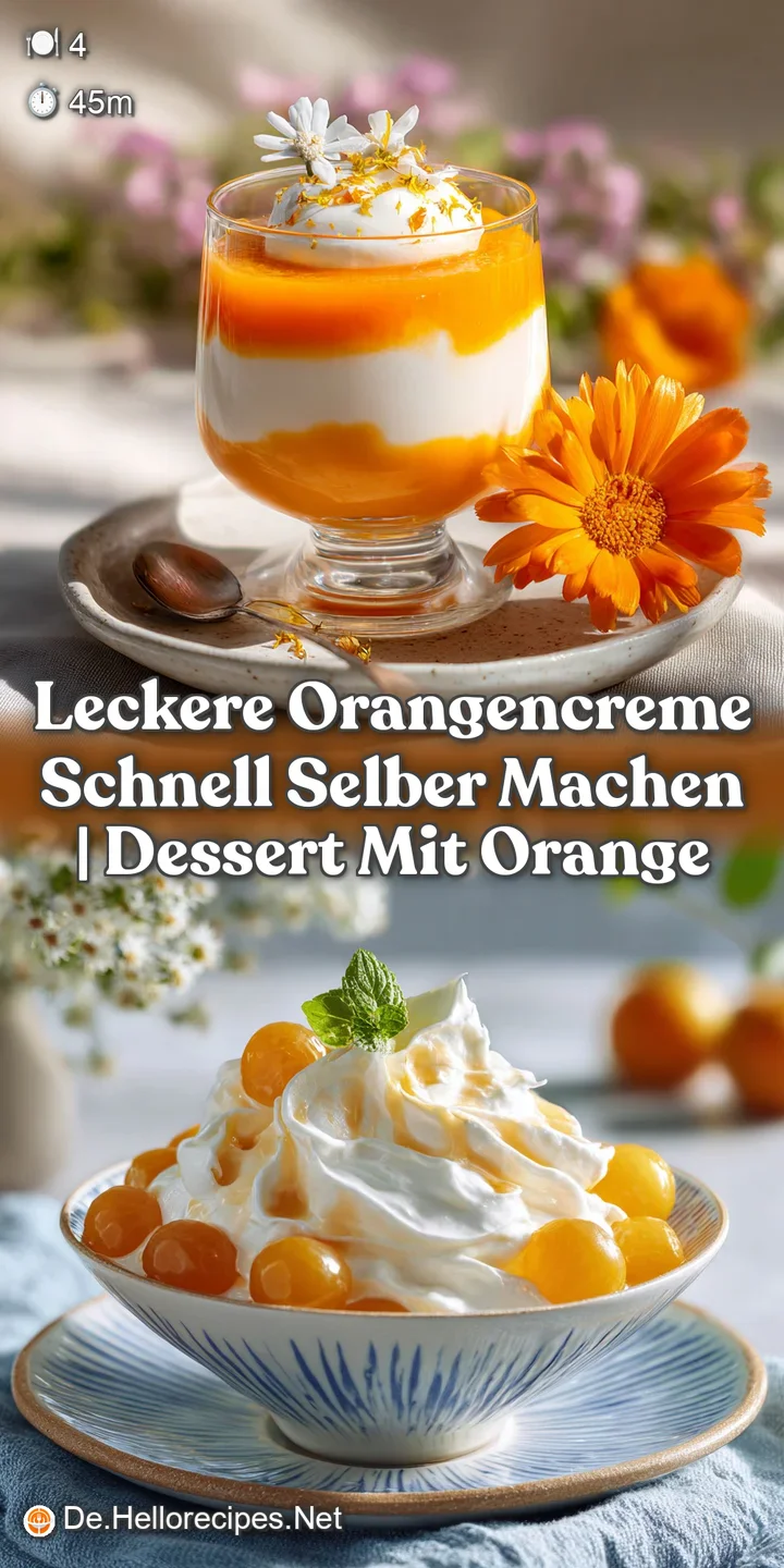 Close-up of luscious orange cream, showcasing its smooth, airy texture and vibrant zest. Inviting and subtly sweet.