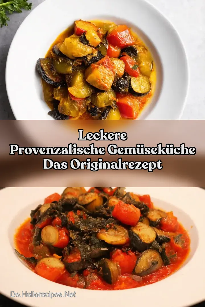 Leckere Provenzalische Gem&uuml;sek&uuml;che Das Originalrezept